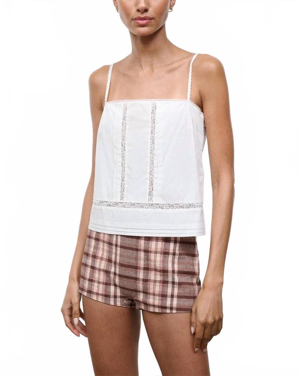 NEW STAUD corinna top in ivory